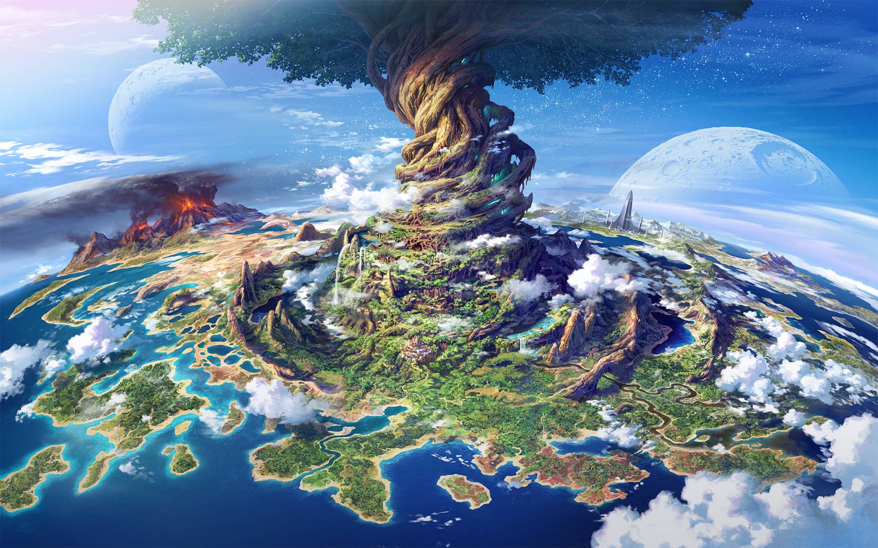The world is a home for trees